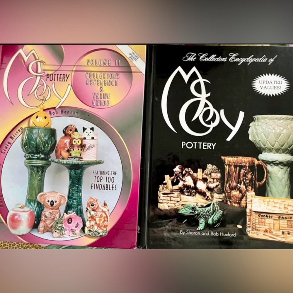 2 Mccoy Pottery Collectors Encyclopedia Hardcover Books New Condition